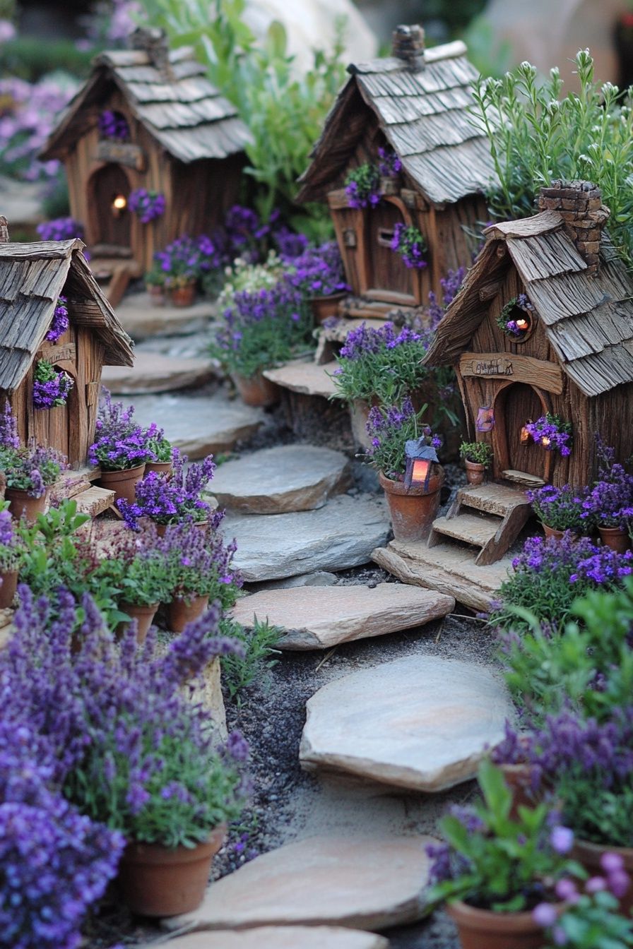 2. Build a Stone Walkway for Fairy Homes
