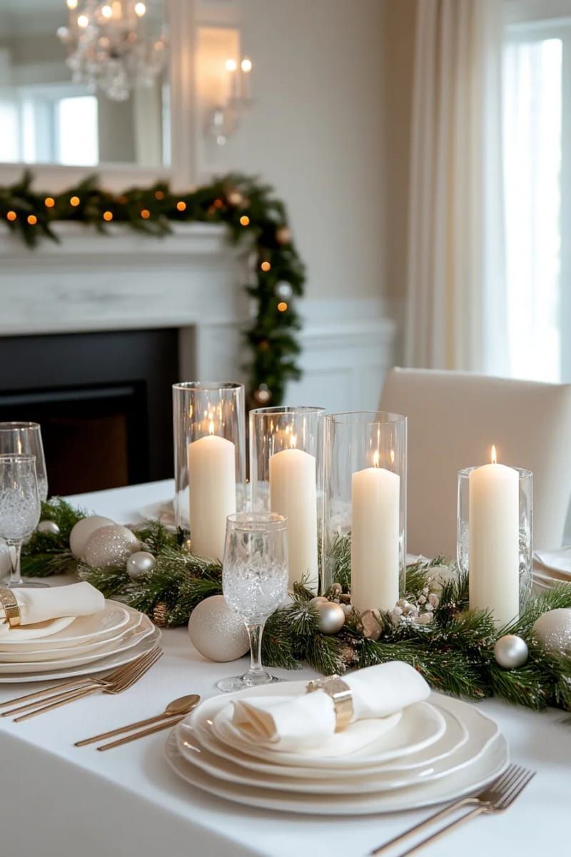 16. All-White Table Look With Frosted Berries - photo 2