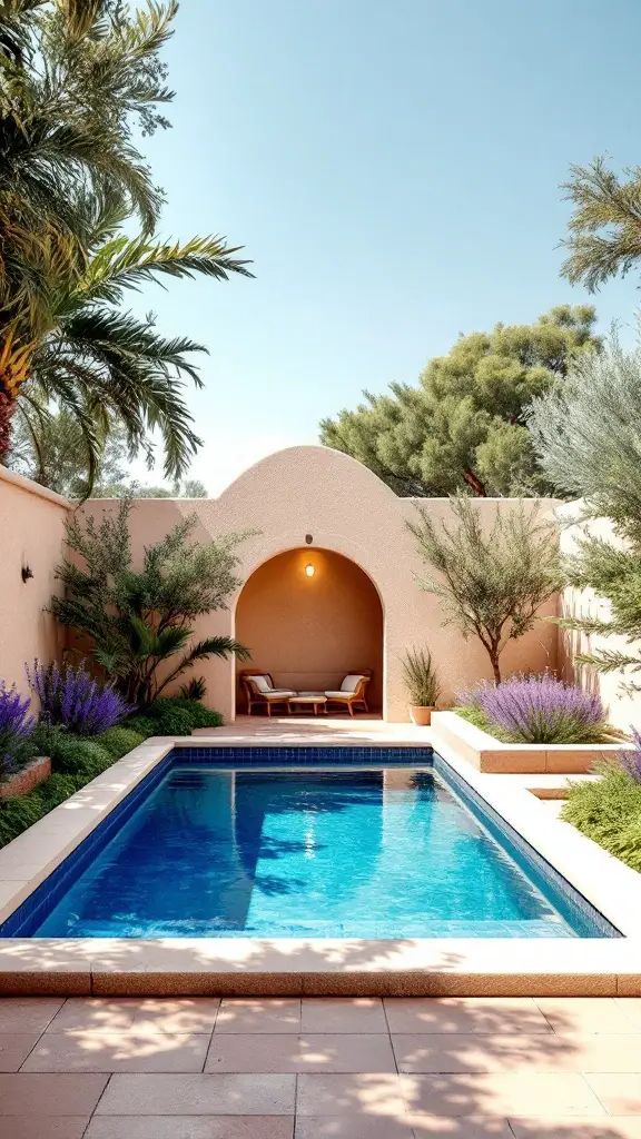 22. A Mediterranean-Style Small Pool
