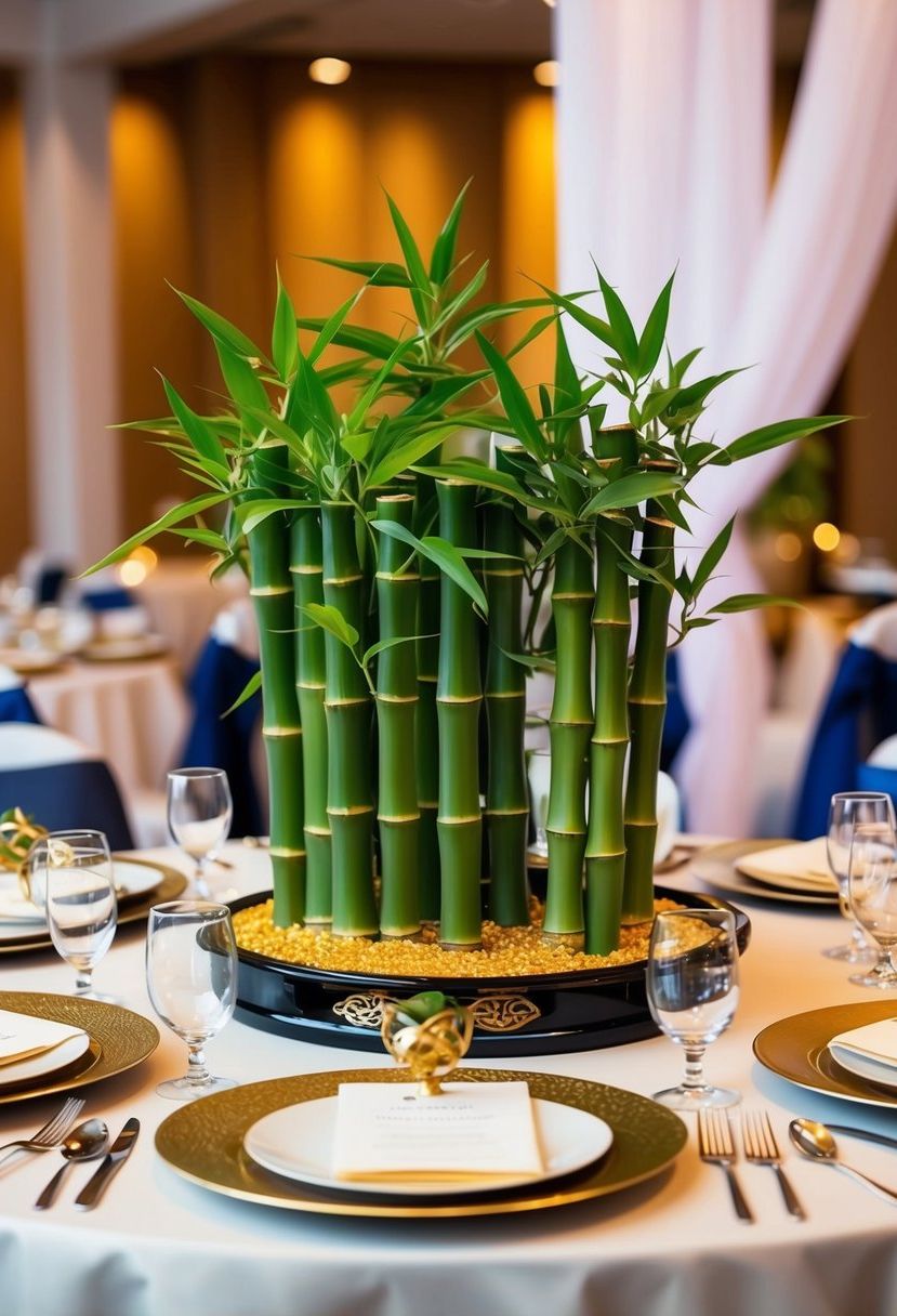 7) Lucky Bamboo for Wealth Symbolism