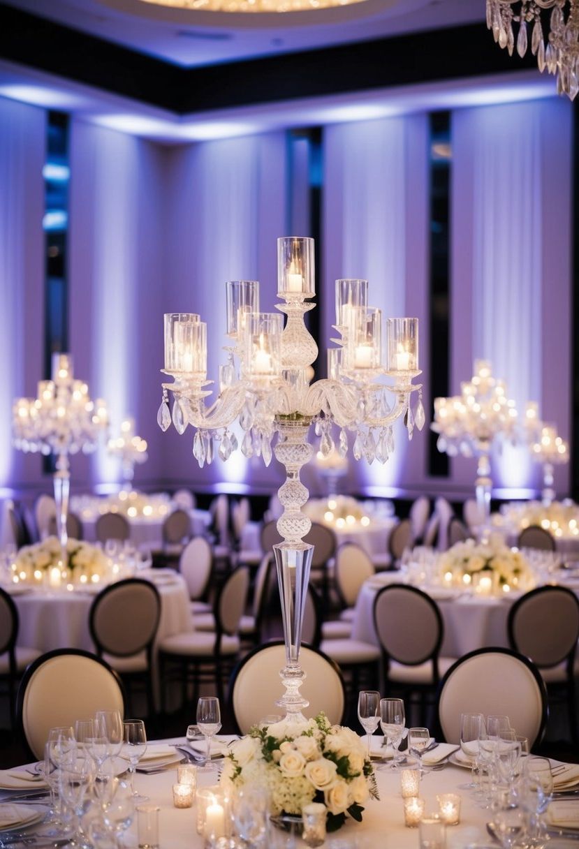 11) Crystal Candelabras for Classic Glamour