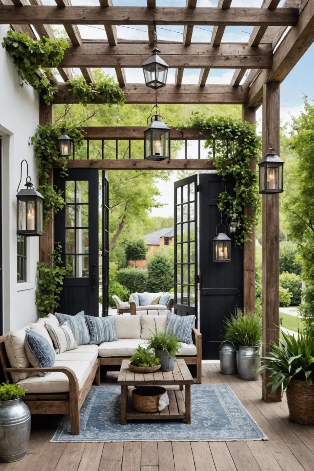 Vintage Modern Farmhouse Patio