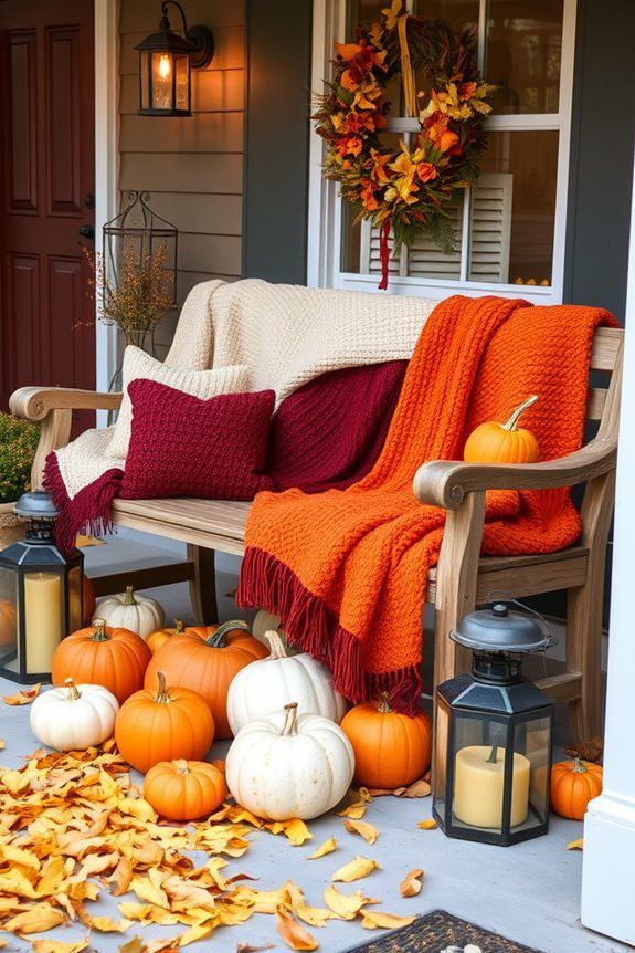 Snuggle Up with Blankets in Your Cozy Seating Space