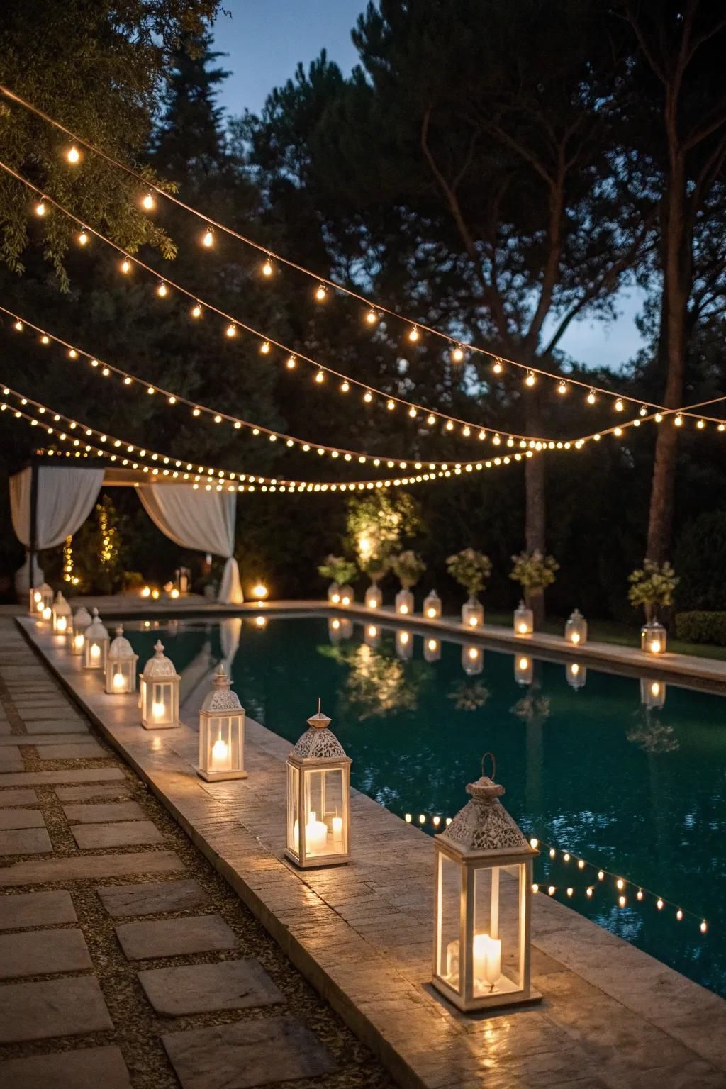 10. Lantern-Style String Lights