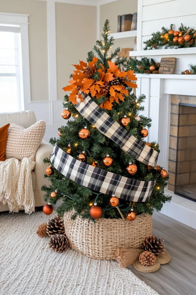 3. Buffalo Check Ribbon with Foliage - photo 3