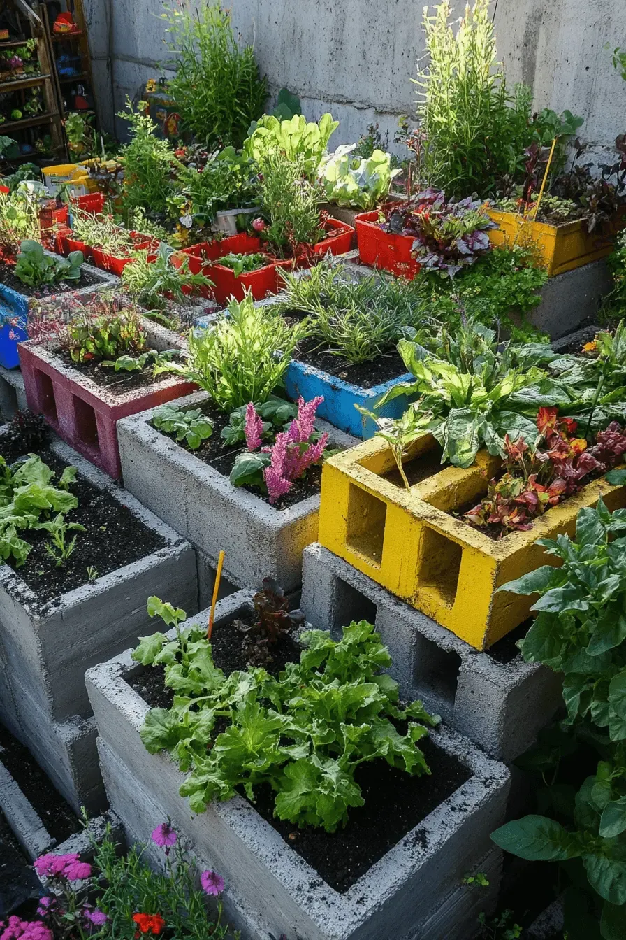 Building a Garden Bed from Cinder Blocks - photo 2