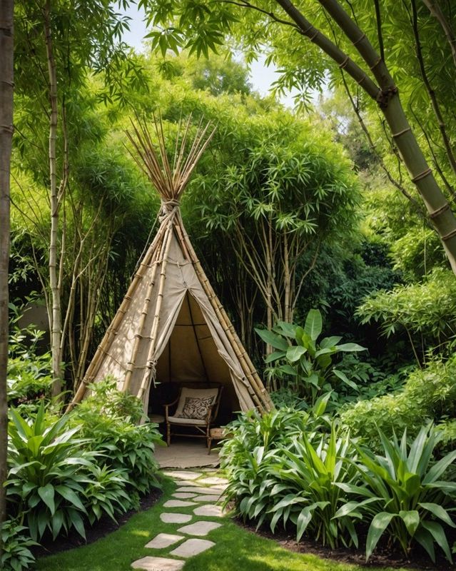 Bamboo Teepee