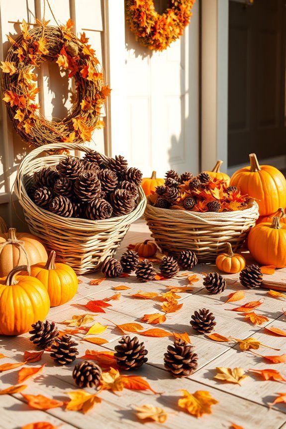 Make Pinecone Decorations