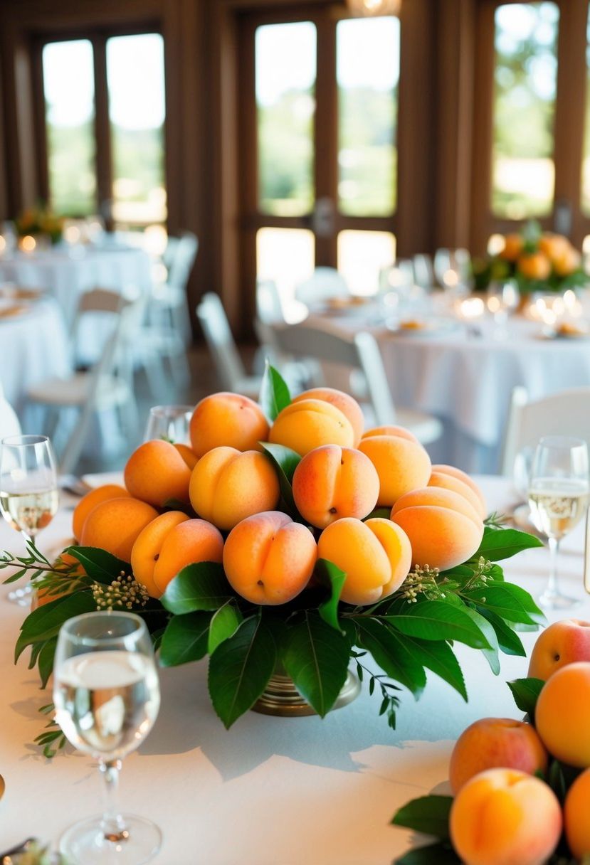 7) Fresh Apricot Fruit Arrangements