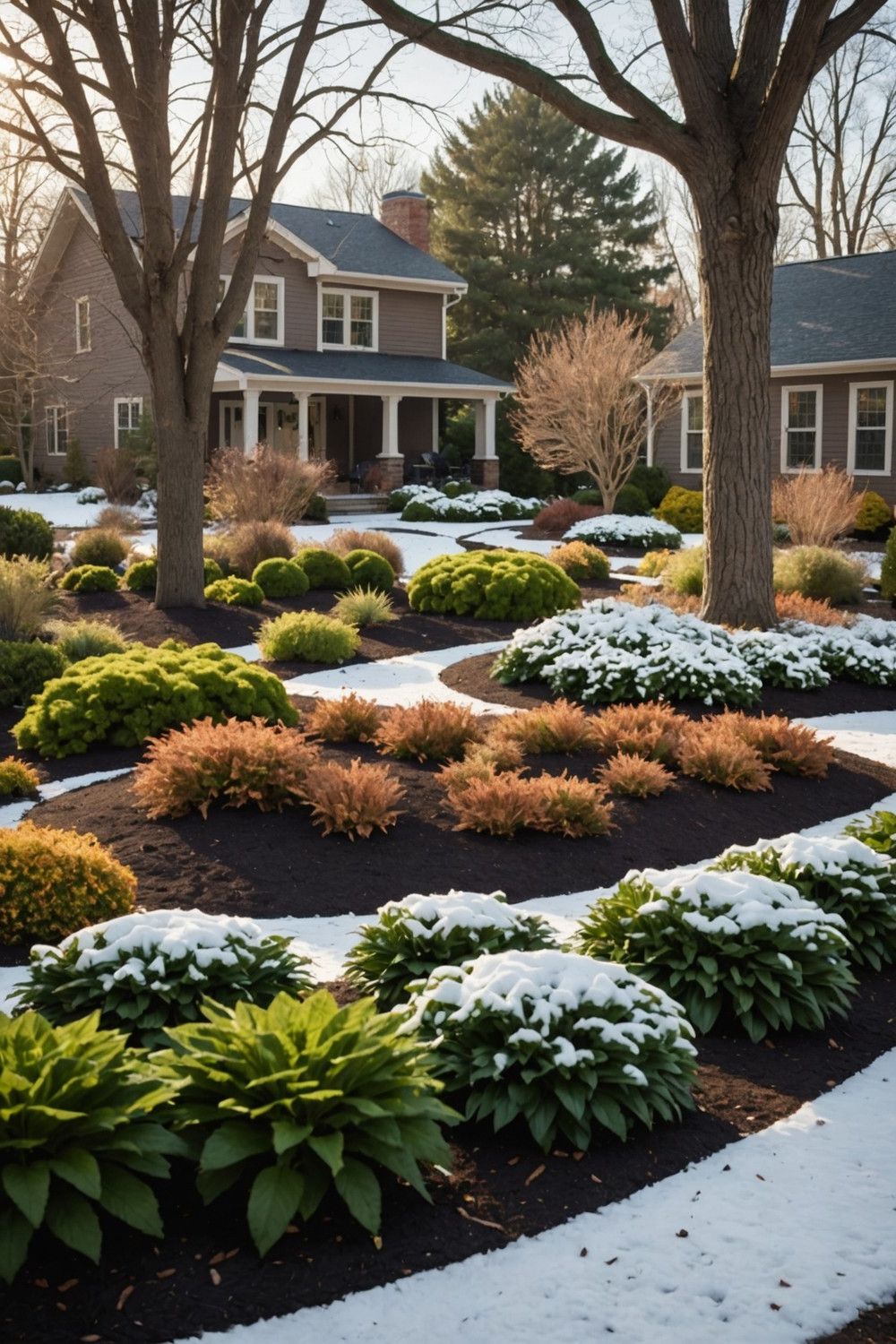Adding Mulch for Winter Protection