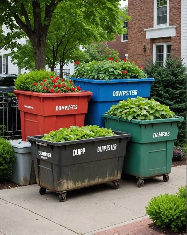 Searching dumpsters for containers