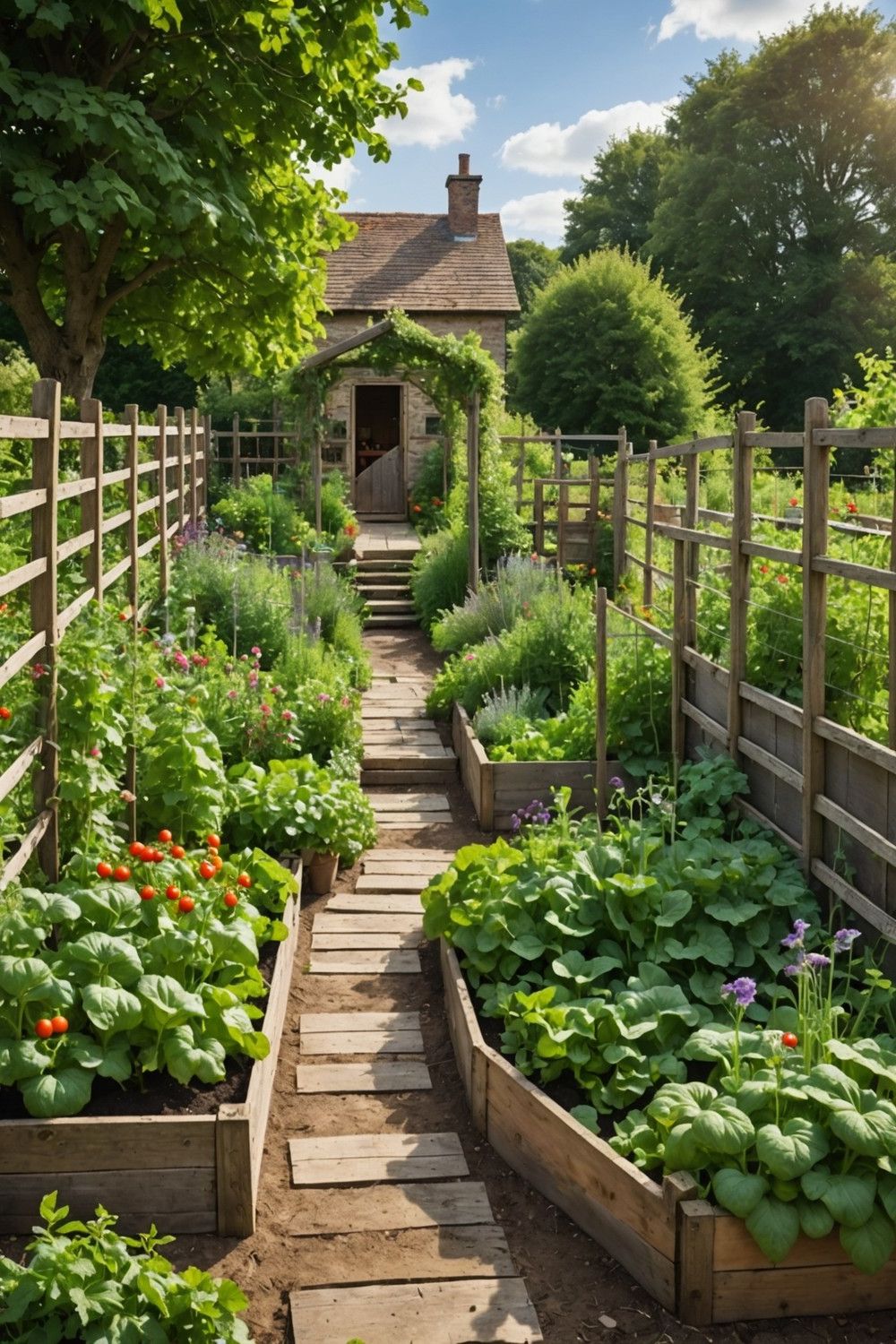 Fencing In a Vegetable Patch
