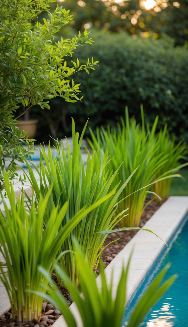 13. Grow Lemongrass as a Natural Barrier