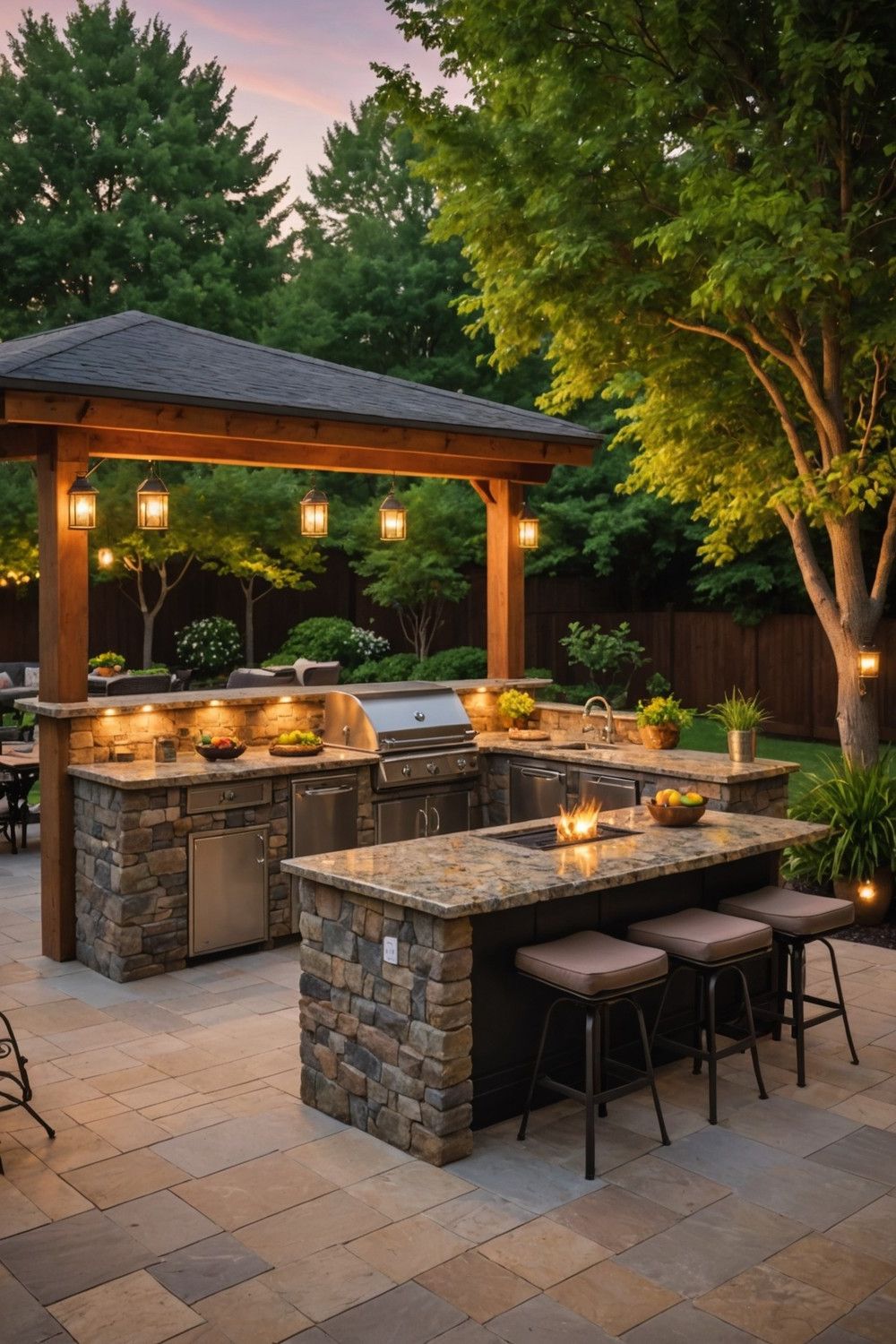 Building an Outdoor Kitchen Island