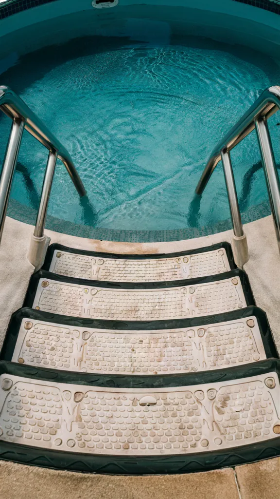 Wide Steps for Simple Pool Entry