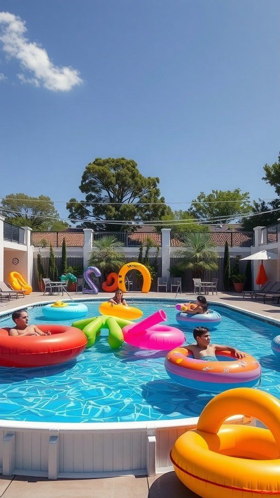 Family-Friendly Above Ground Pool Setup
