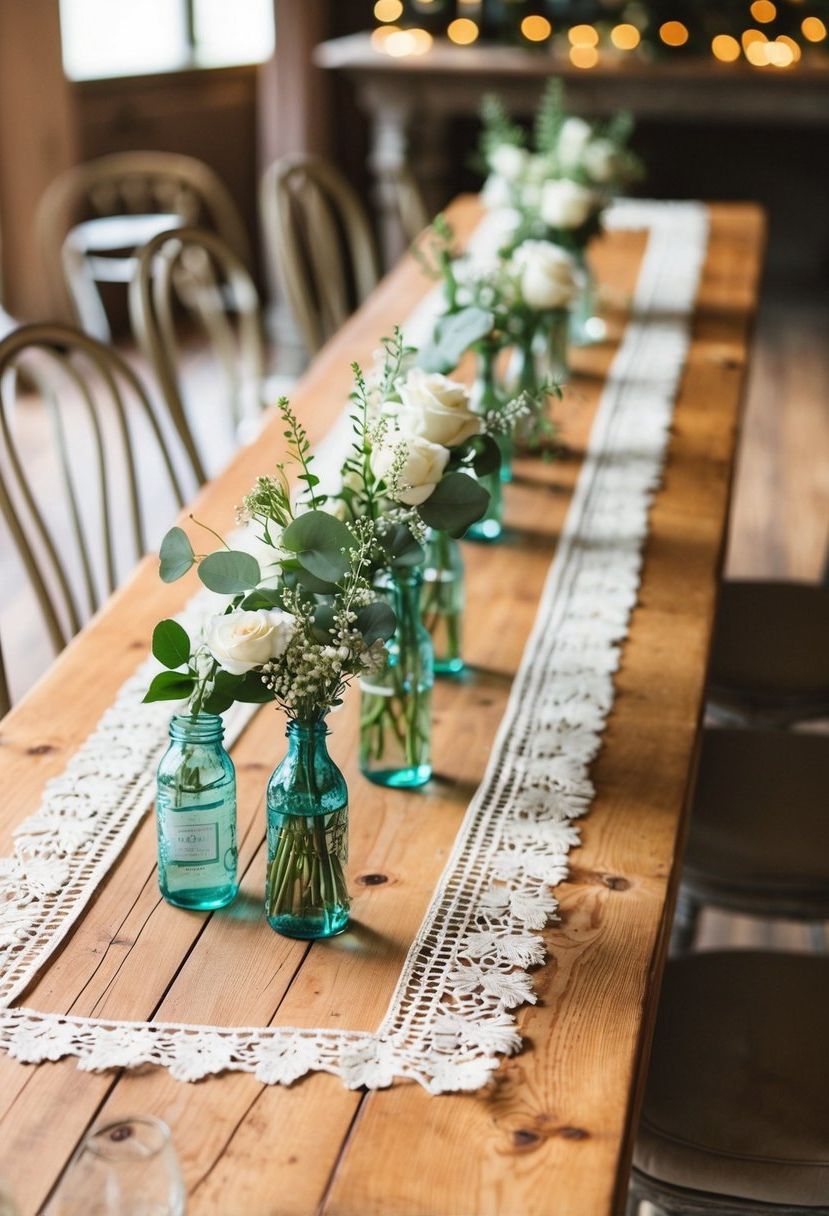 8) Retro-style table runners