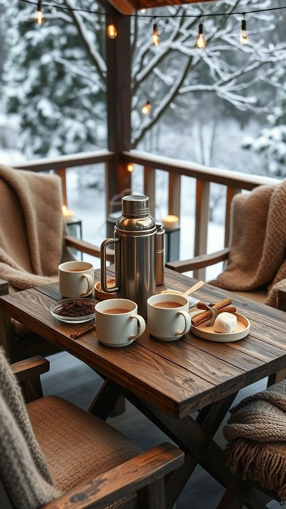 Set Up a Hot Cocoa Station
