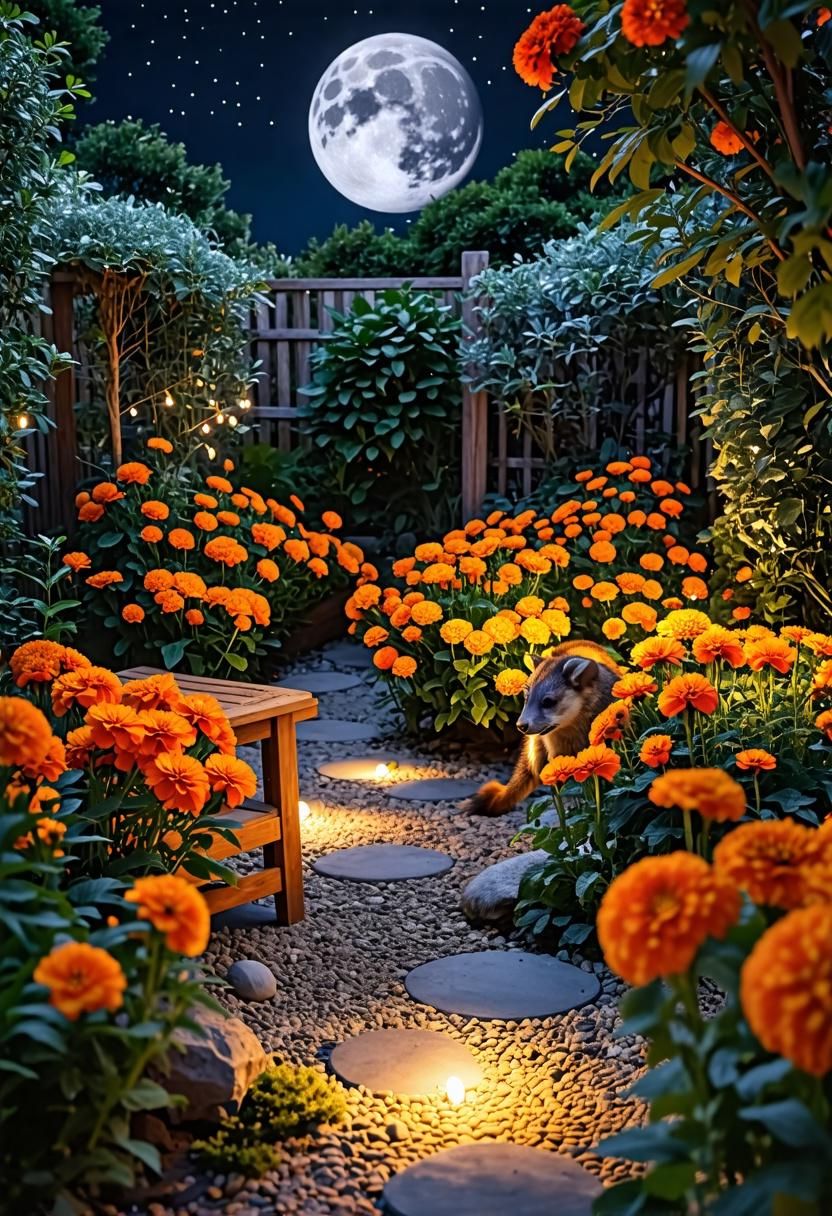 8. Designing a Marigold Moon Garden