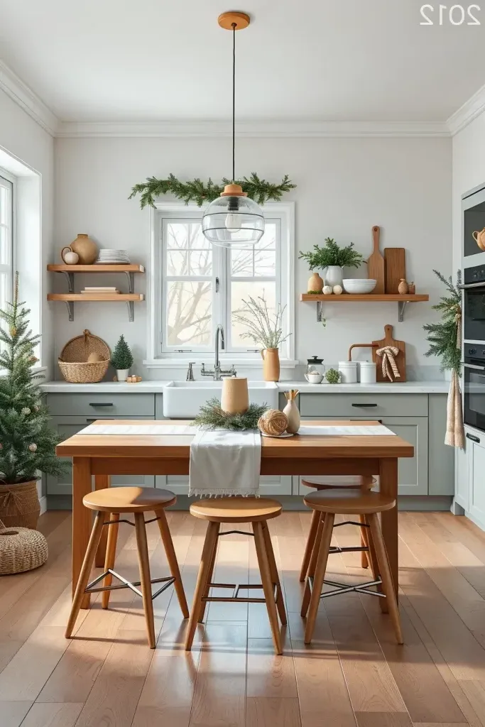 Scandinavian-Style Christmas Kitchen Inspiration