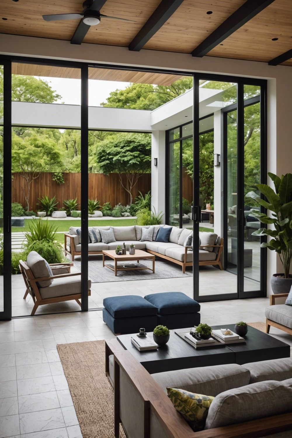 Sliding Doors For Indoor-Outdoor Flow
