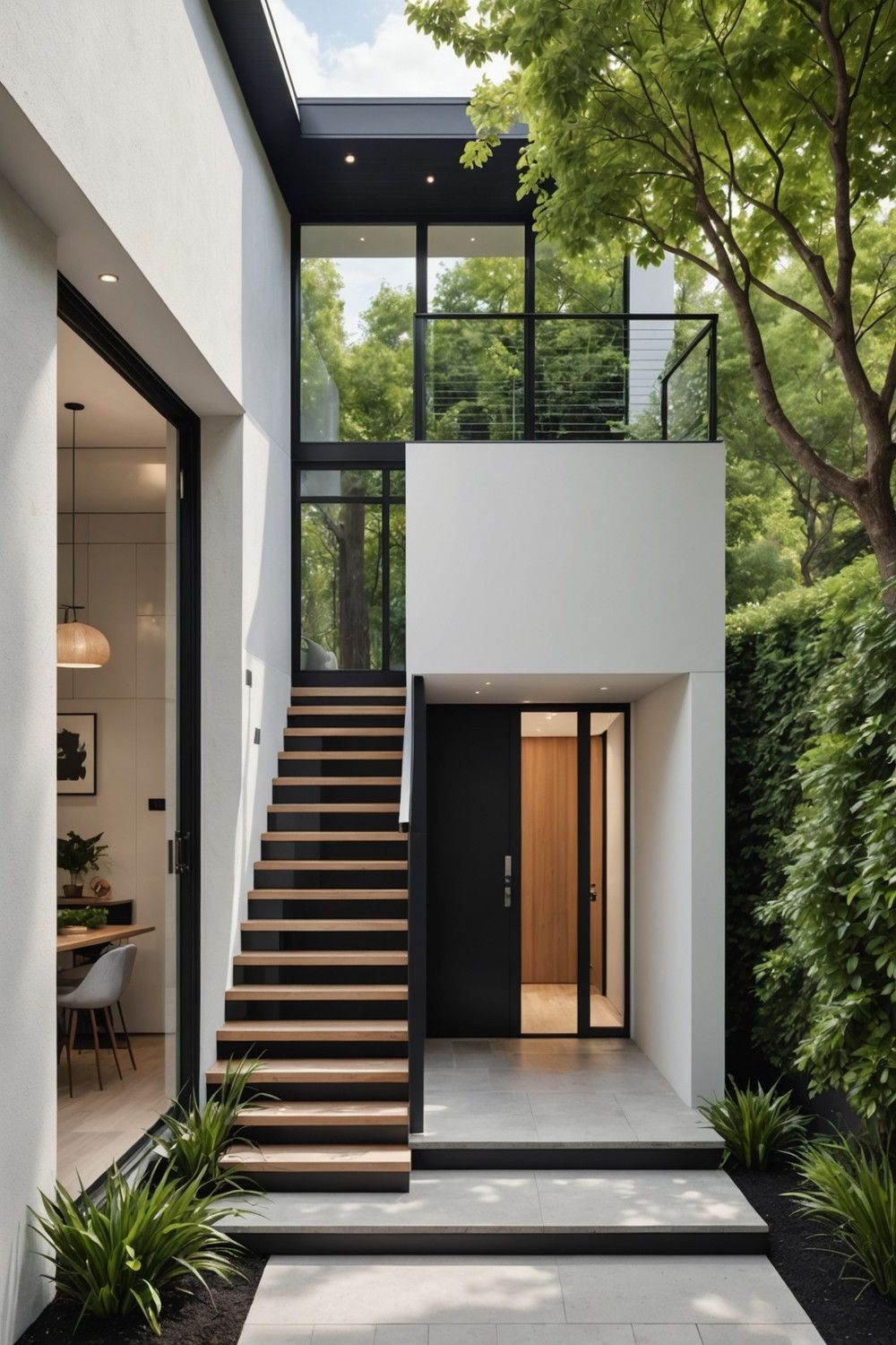 1) Simple Steps Leading to a Cozy Patio Nook