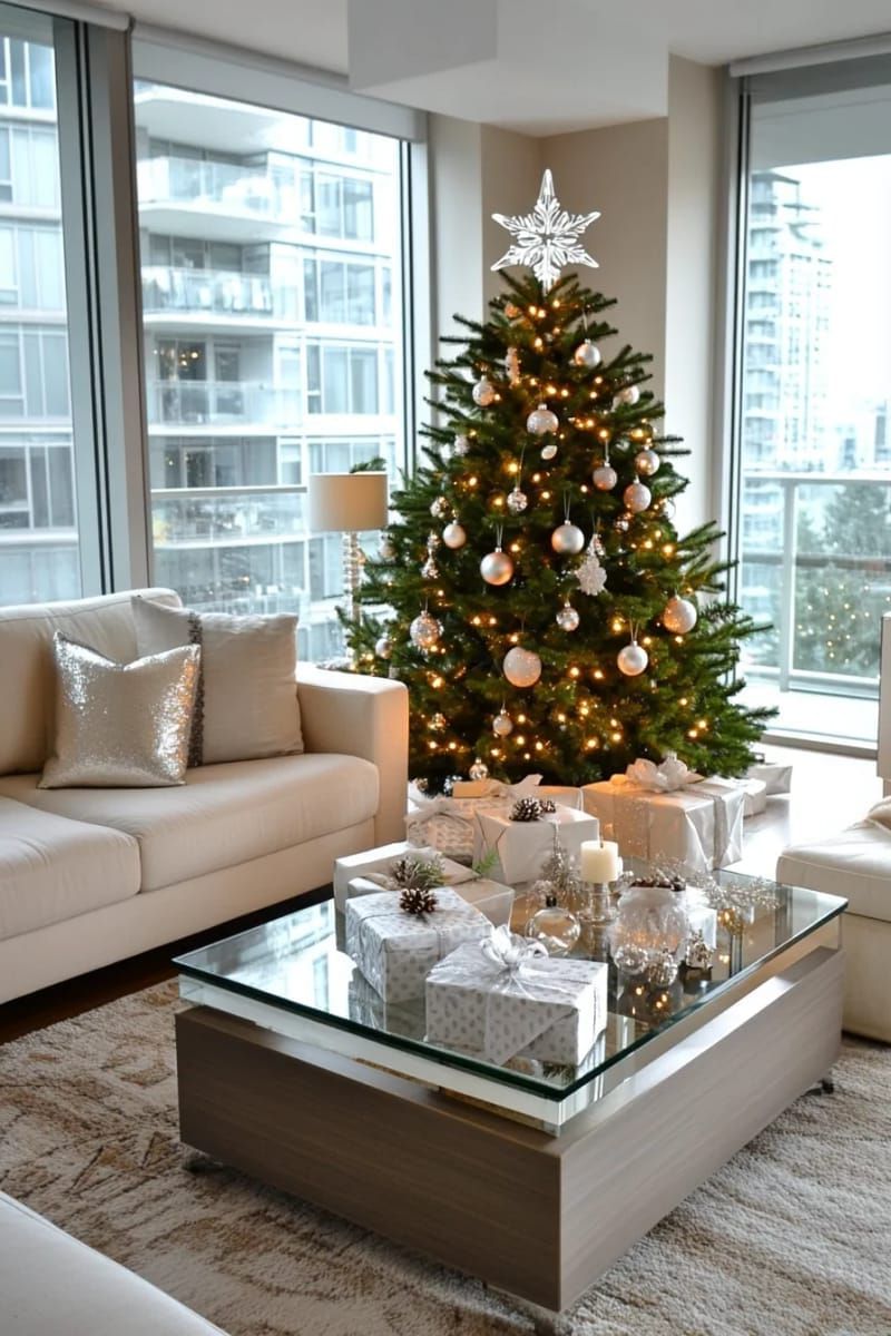 28. Acrylic Tree Toppers Etched With Snowflakes - photo 2