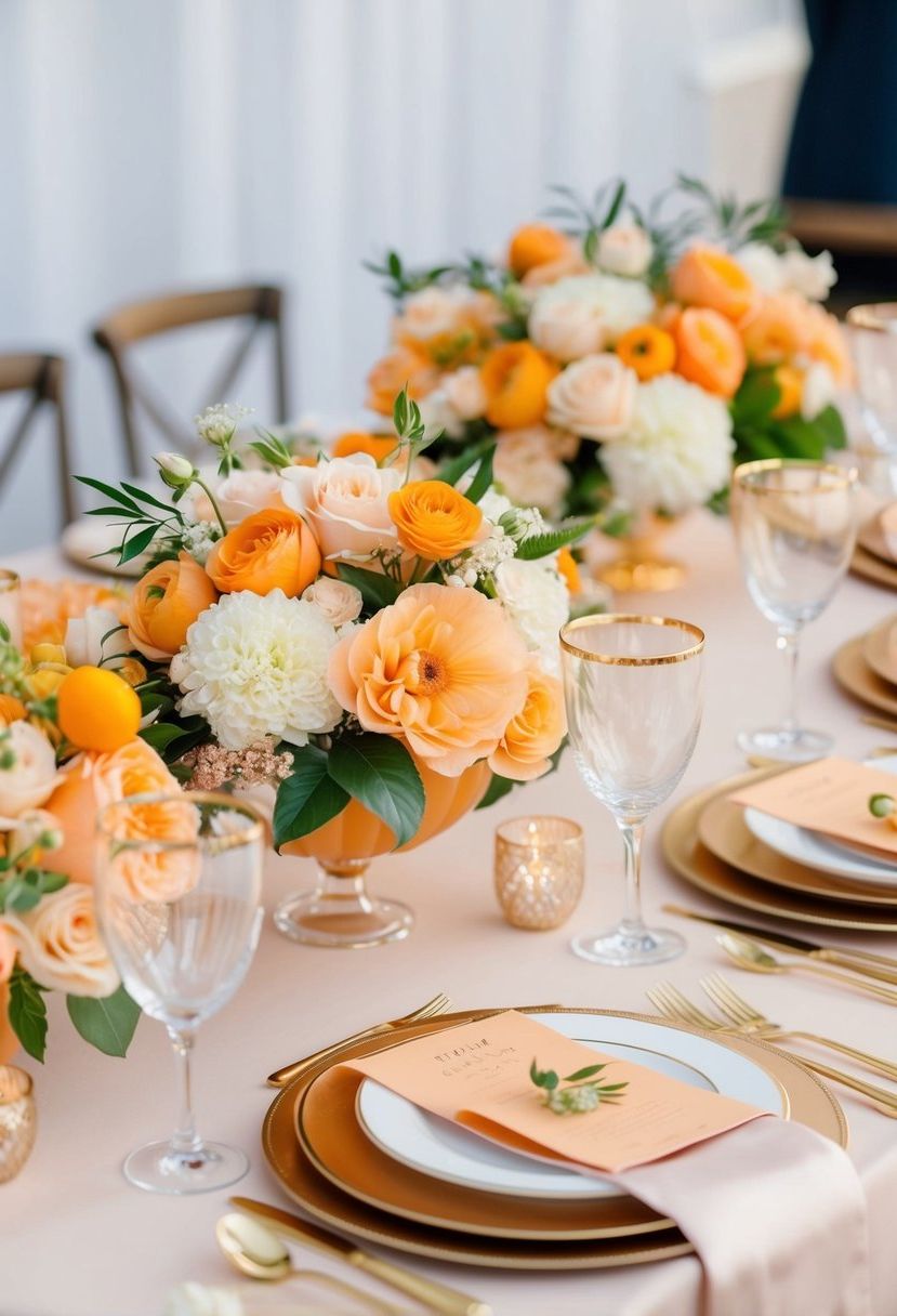 15 Apricot Table Décor Ideas for Your Dream Wedding