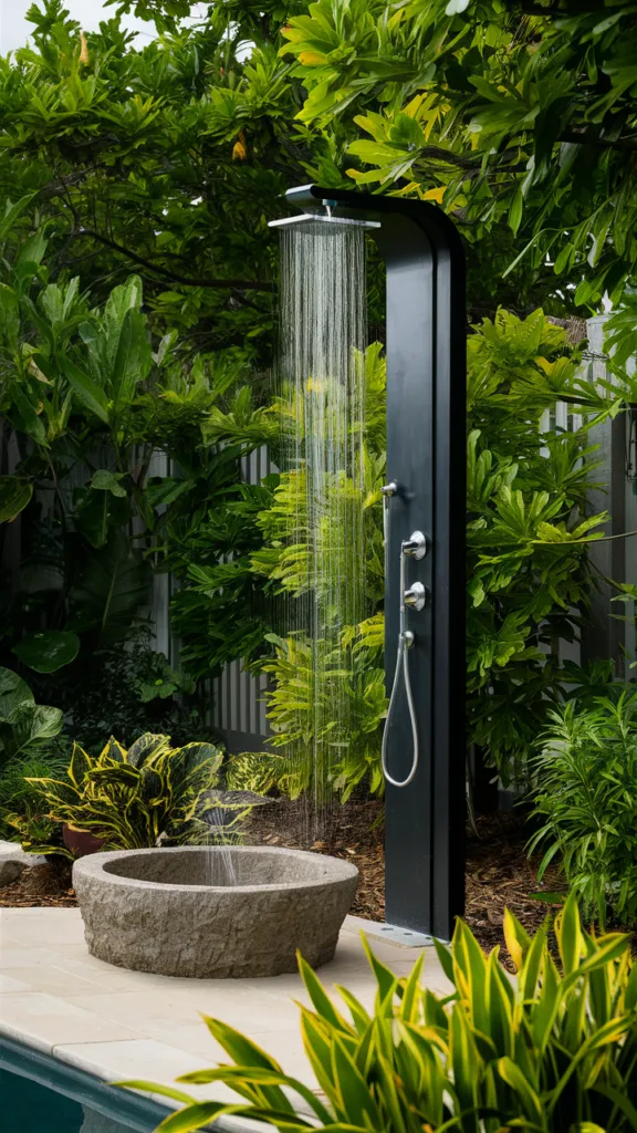 Installing an Outdoor Shower or Foot Wash
