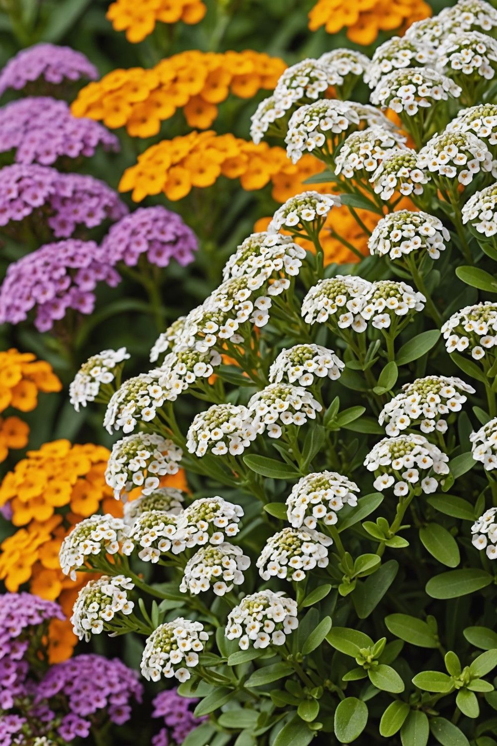 Sweet Alyssum for Fall Borders