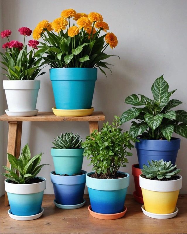 Smooth Ombre Pot Effect