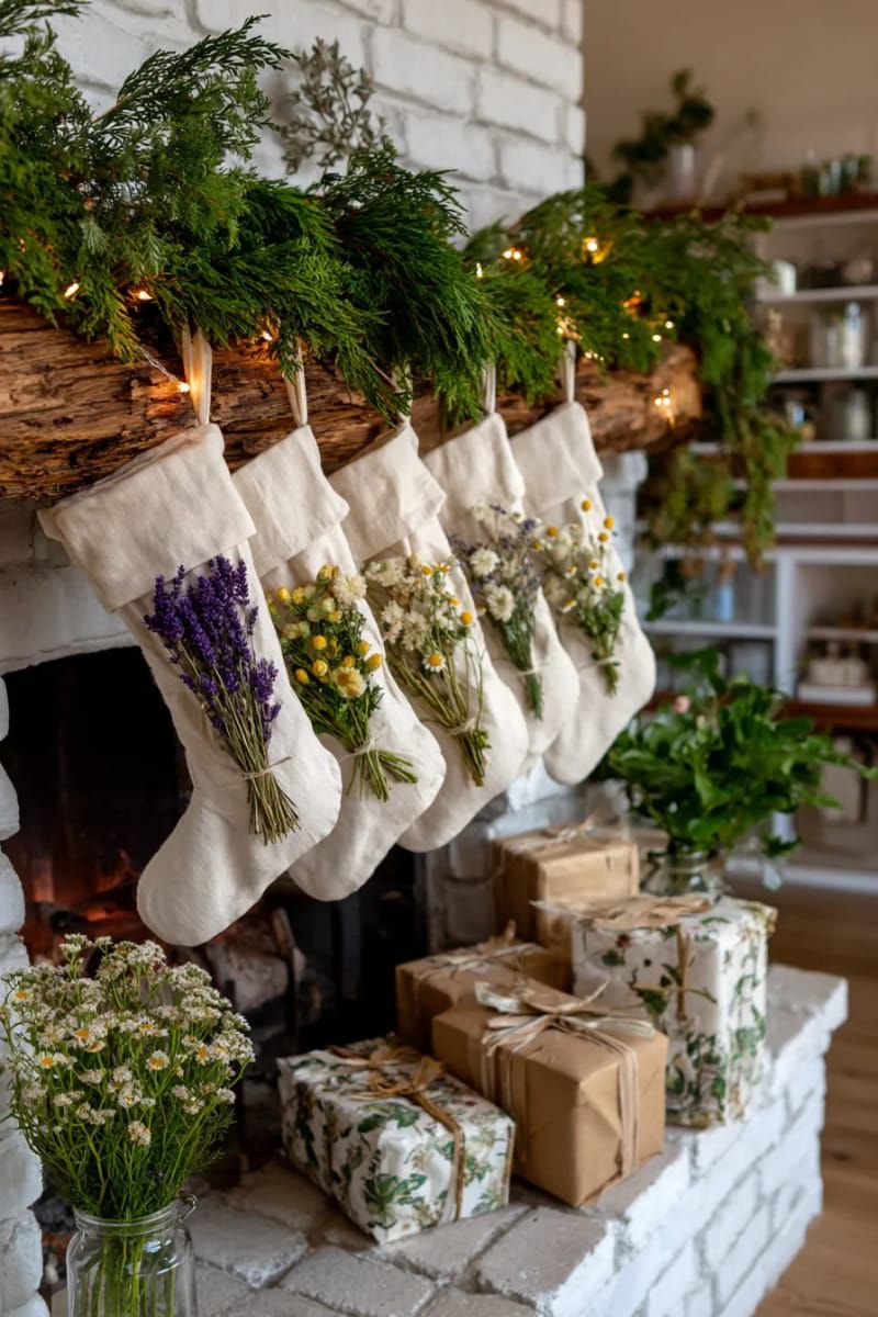 16. Pressed Flowers and Herbs for Botanical Flair