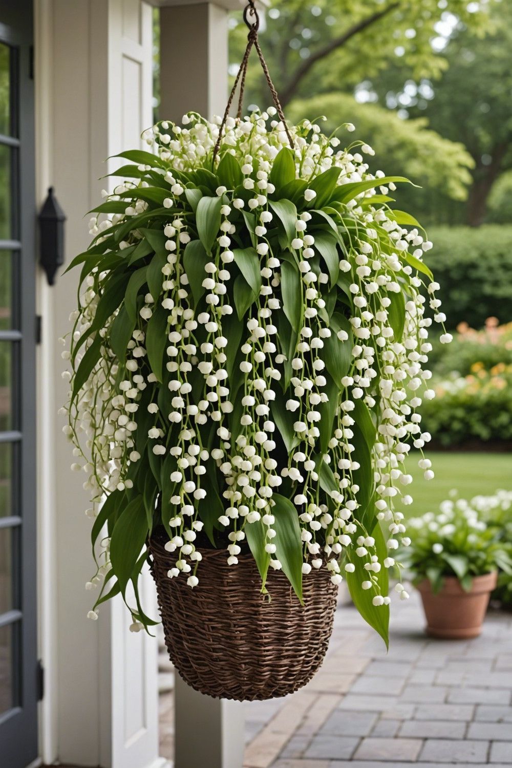 Grow Lily of the Valley in a Hanging Basket
