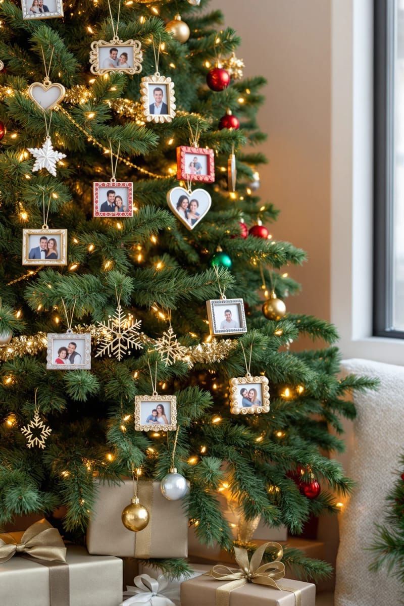 27. Mini photo frames for a personalized memory tree