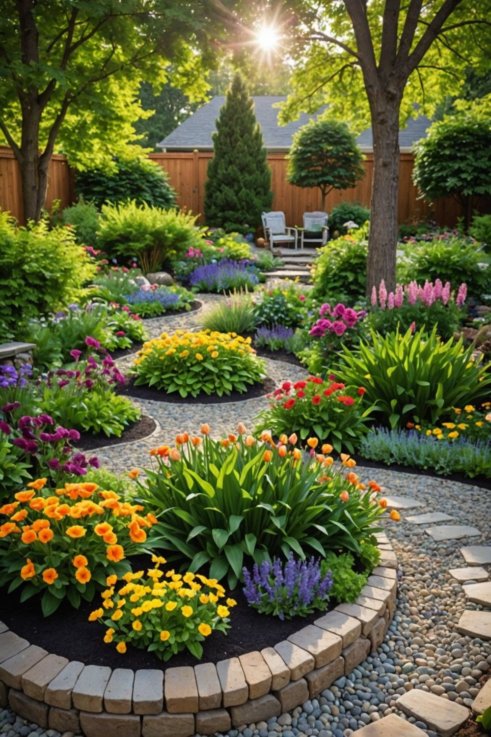 Adding Pebbles to Raised Beds