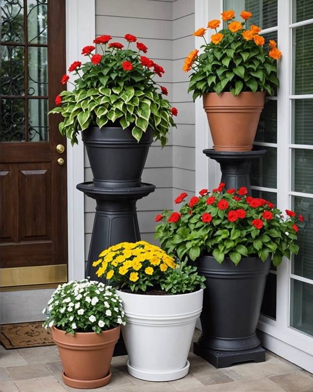 Charming Tiered Planter Displays