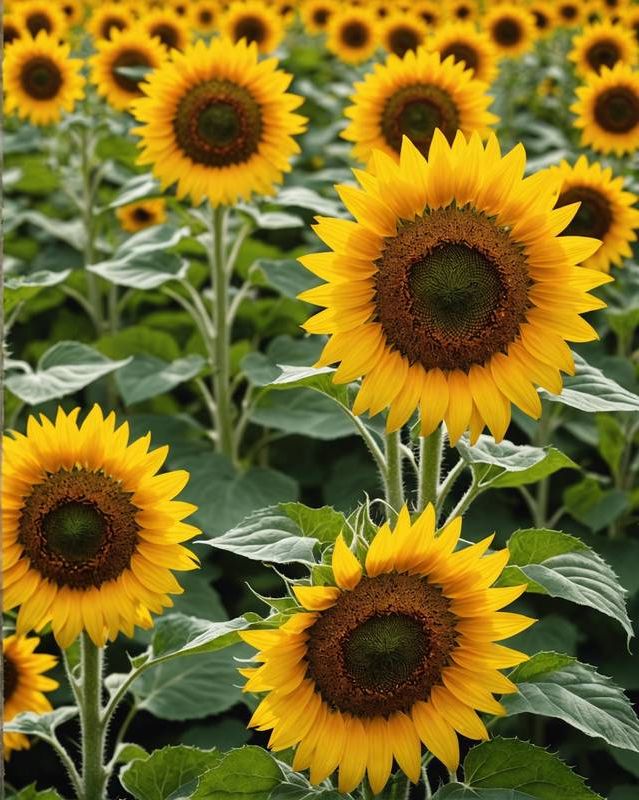 Sunflower for Tall Seasonal Screening