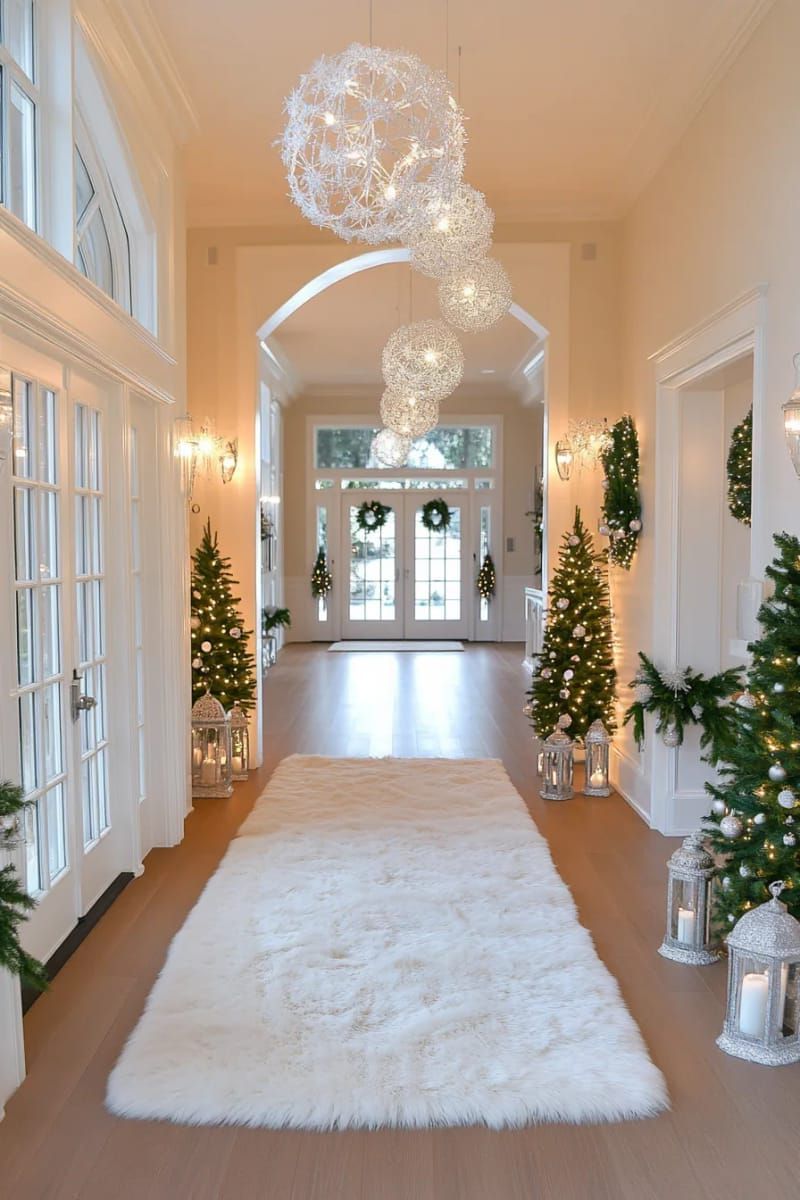 1. Snowflake Entrance Decor for a Winter Wonderland Welcome - photo 2