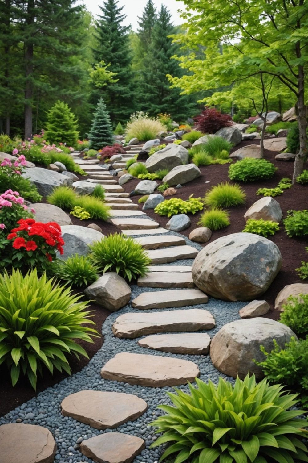 Use Boulders as Focal Points
