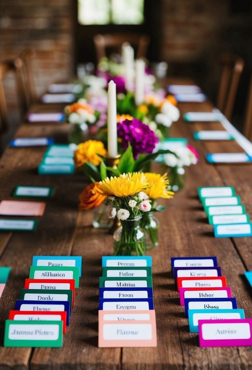 6) DIY Custom Name Card Ideas