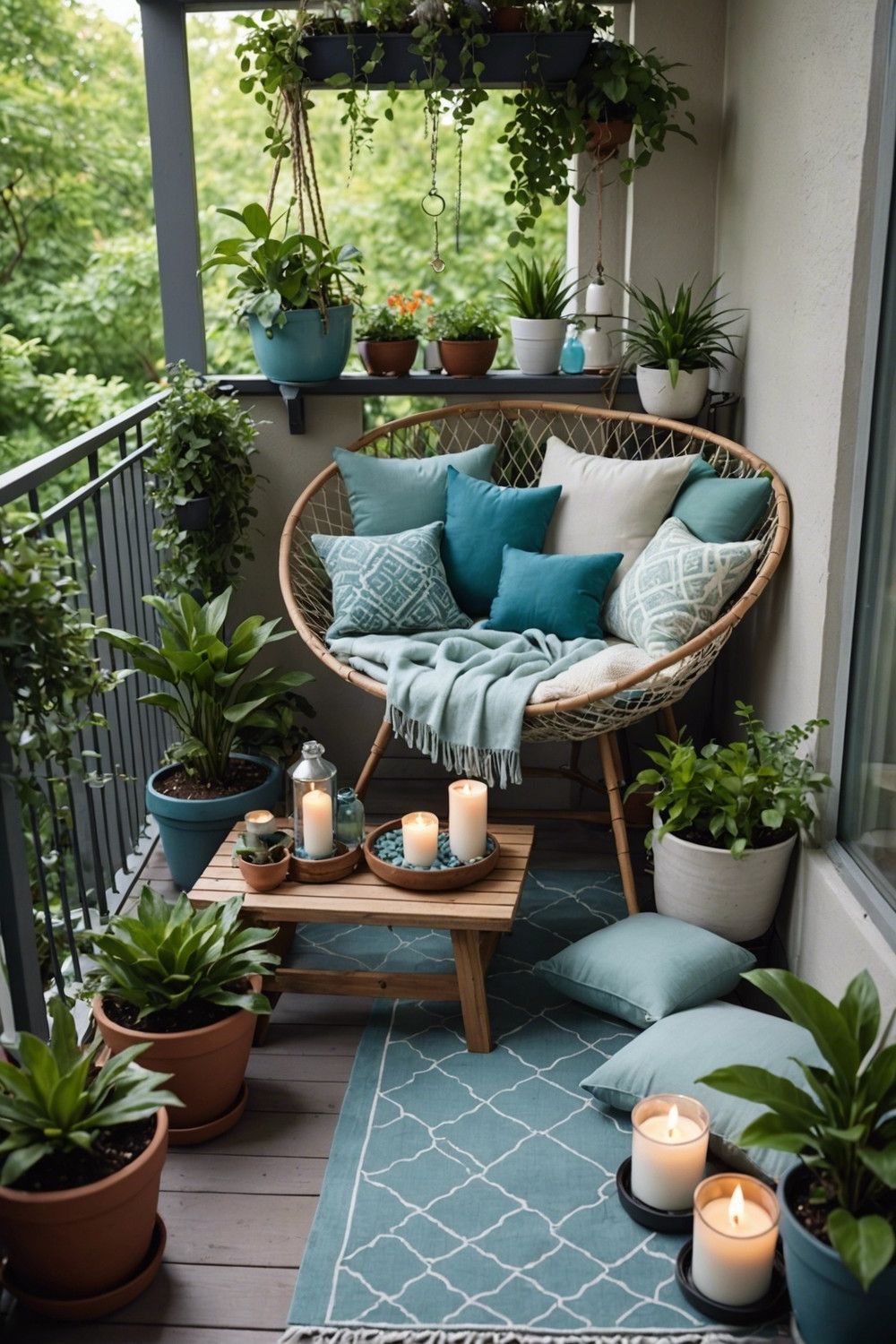 Creating a Balcony Meditation Corner