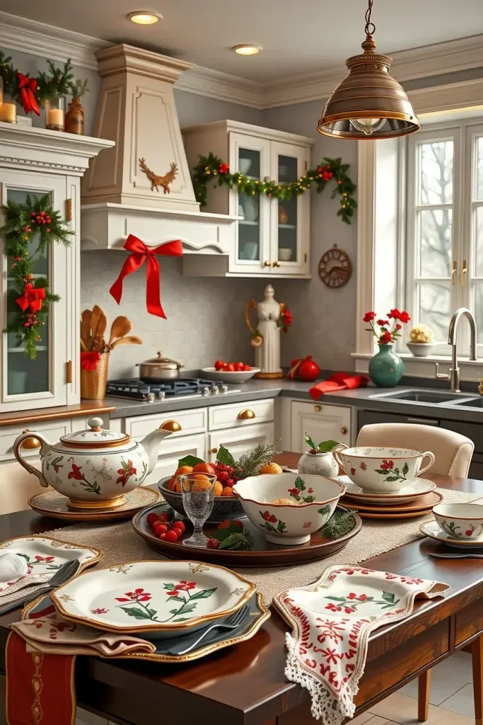 Festive Dishware and Table Setting Ideas