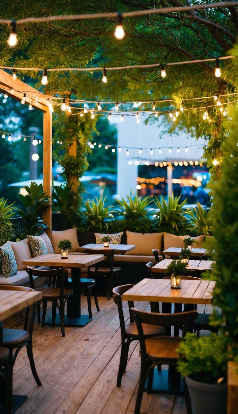 Sipping Cocktails Under the Night Sky