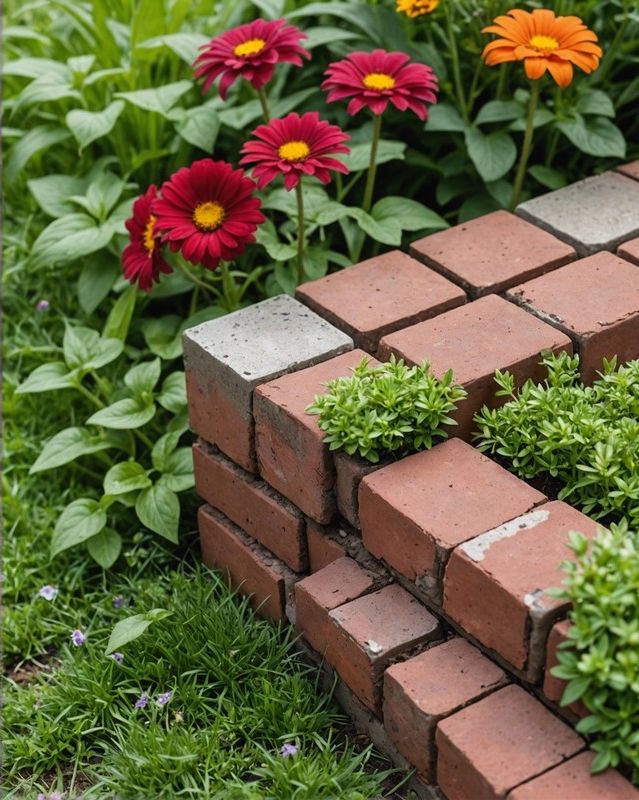 Brick Edging for Lawns