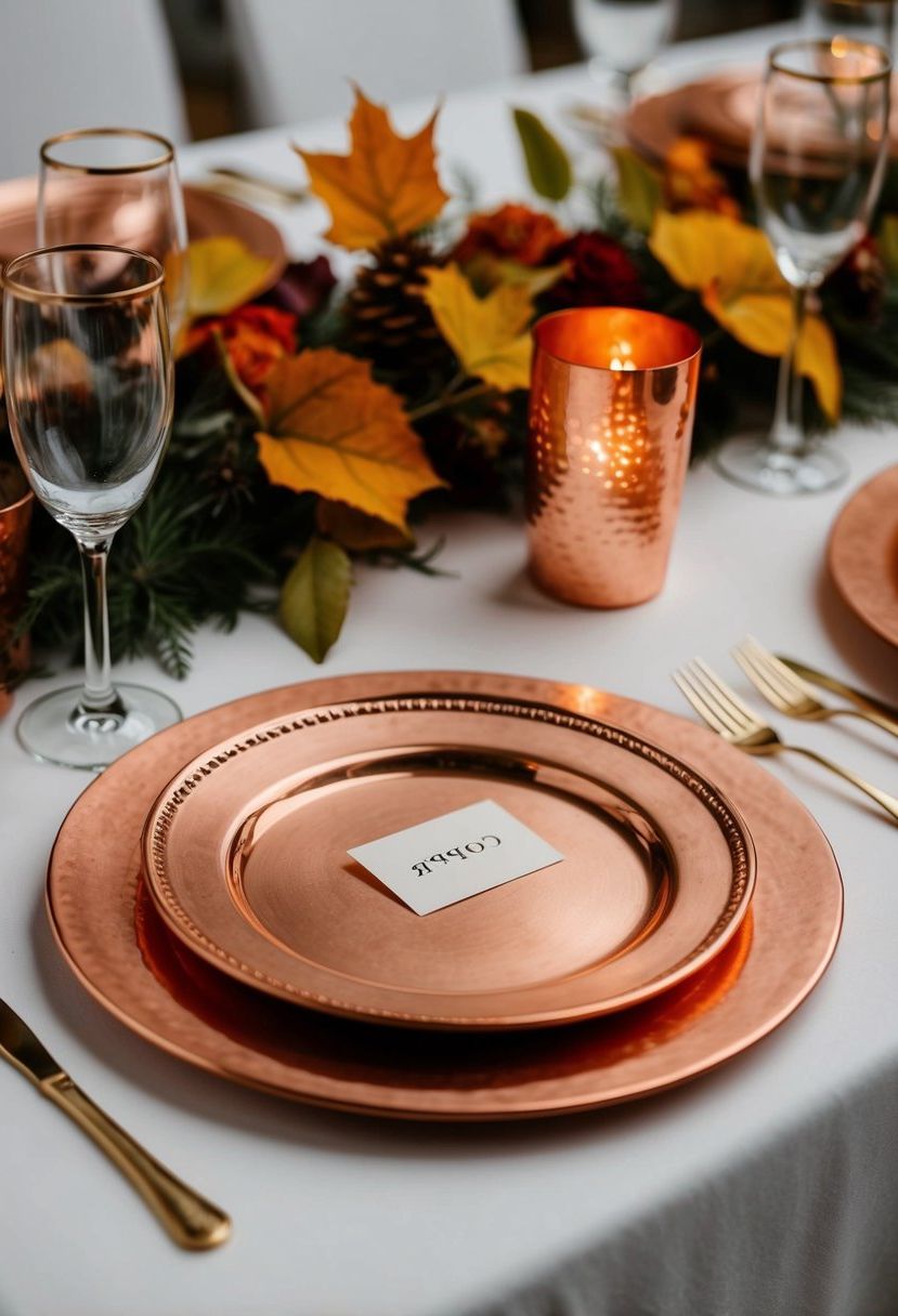 6) Copper Charger Plate Ideas