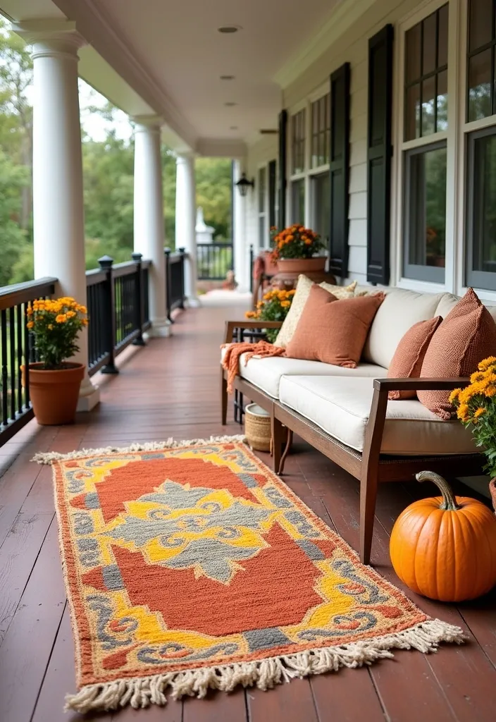13. Outdoor Rugs That Add Comfort