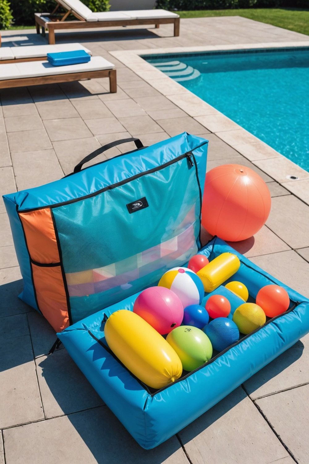 9) Pool Float Storage Bag