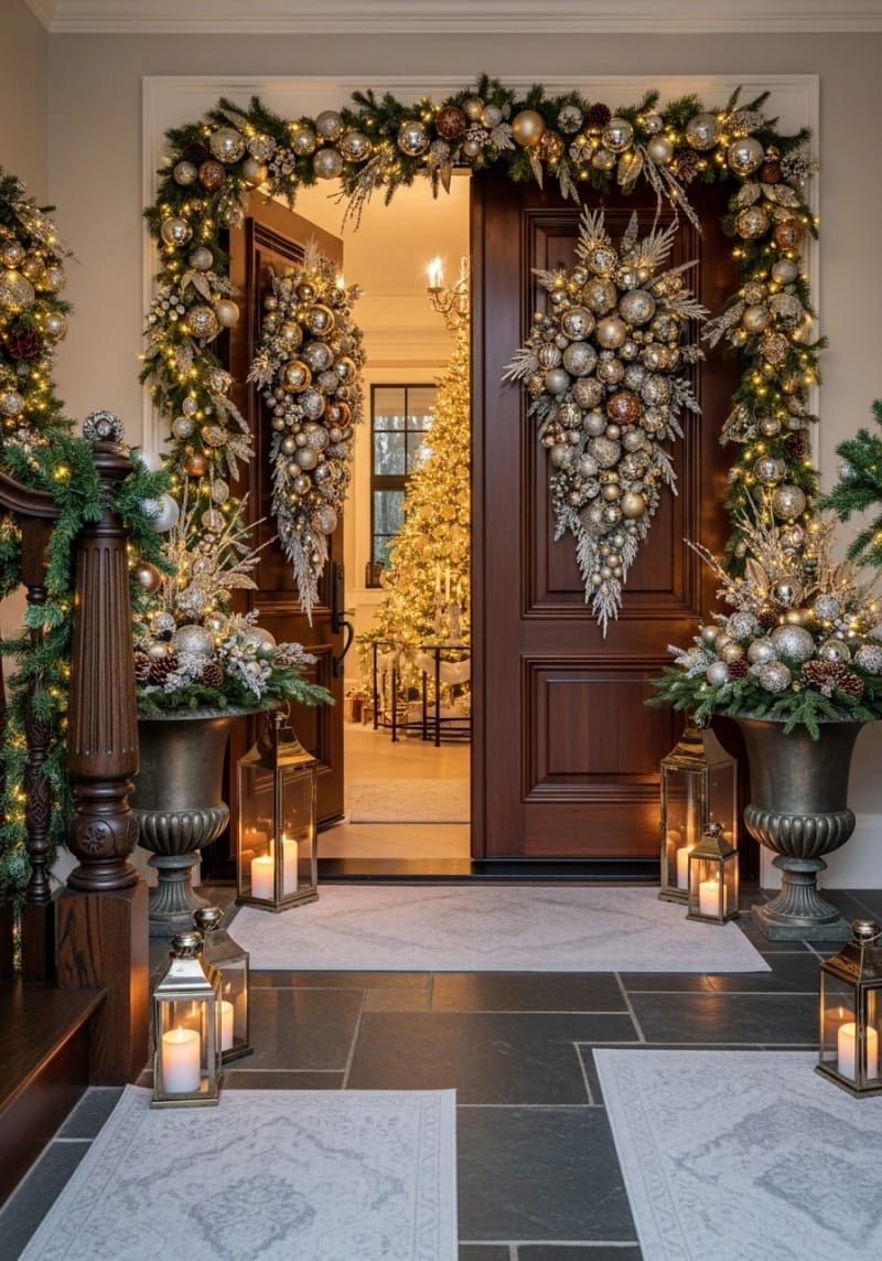 15. Metallic Accent Pairs with Frosted Foliage - photo 4