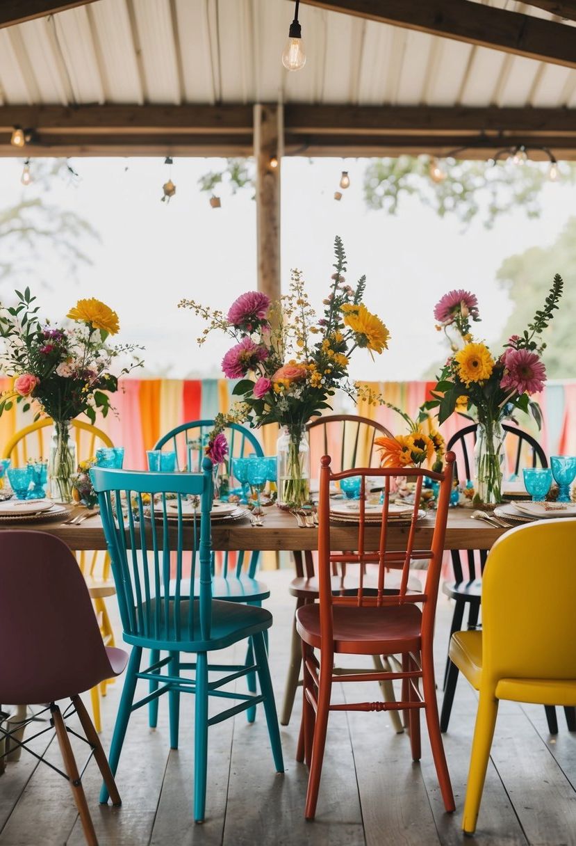 3) Mix Seating Styles at Tables