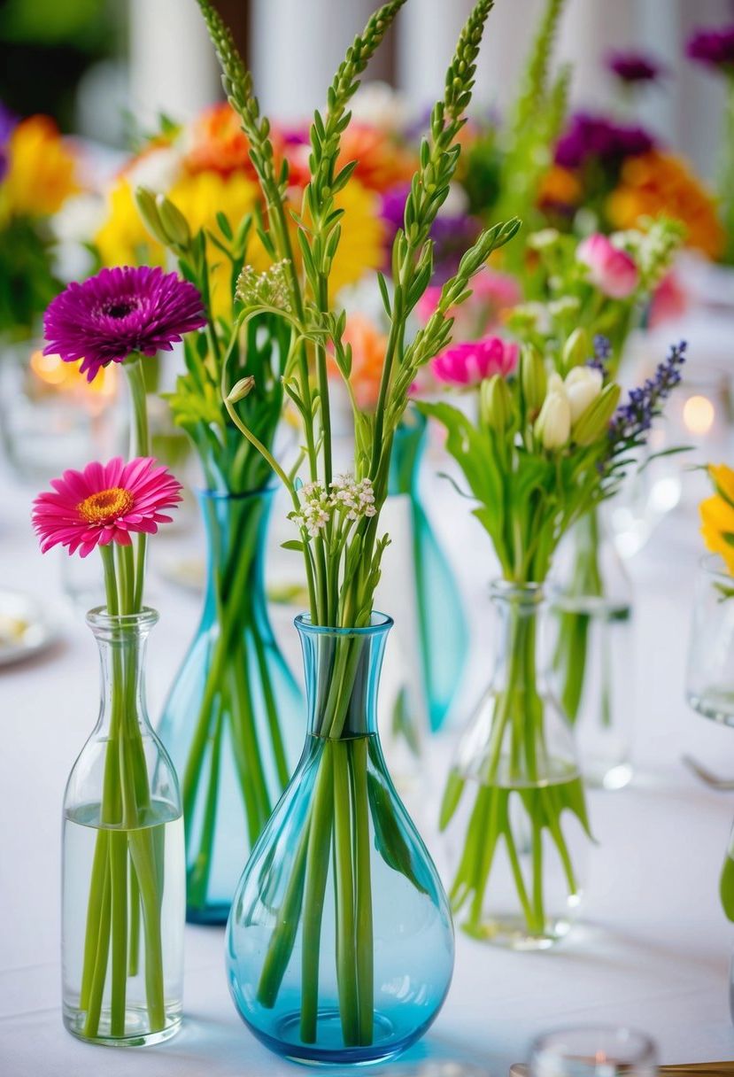 6) Choose Clear Vases to Show Off Stems